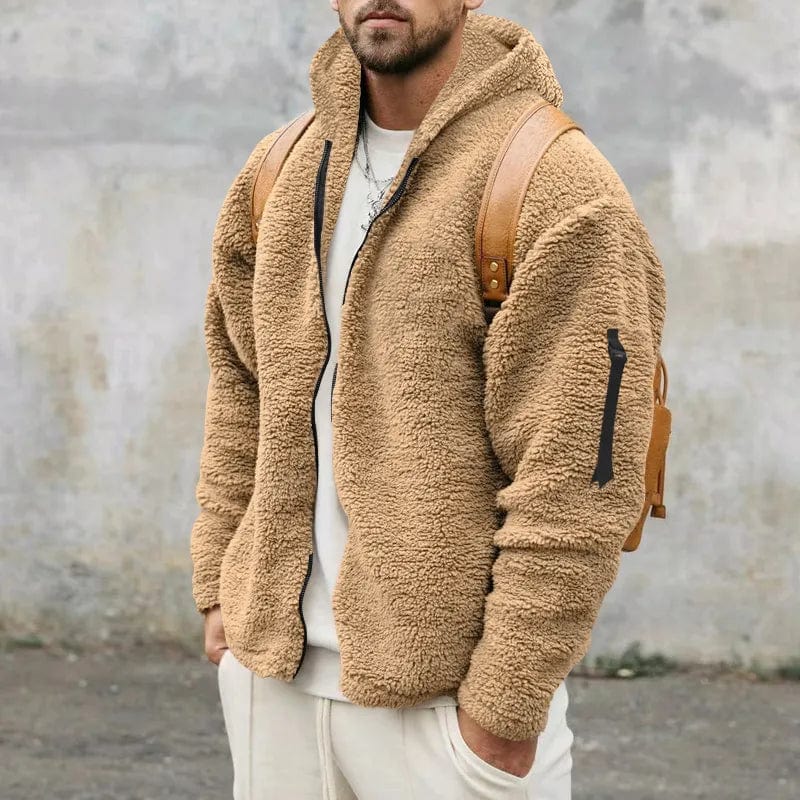 Men's Insulated Hooded Puffer Jacket | Sporty Warm Winter Outerwear 3