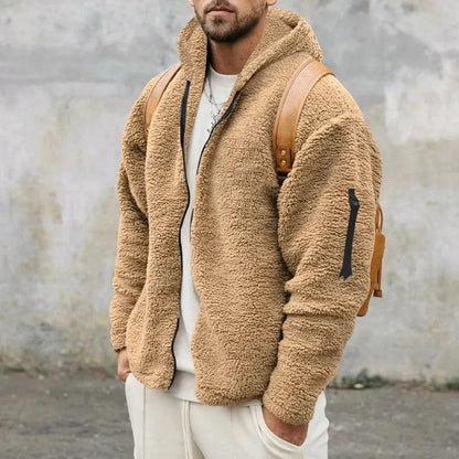 Men's Insulated Hooded Puffer Jacket | Sporty Warm Winter Outerwear 3
