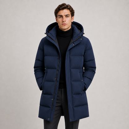 Men's Insulated Hooded Winter Parka | Warm Versatile Cold Weather Coat 1
