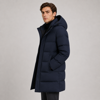 Men's Insulated Hooded Winter Parka | Warm Versatile Cold Weather Coat 4