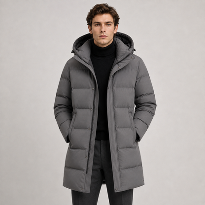 Men's Insulated Hooded Winter Parka | Warm Versatile Cold Weather Coat 5