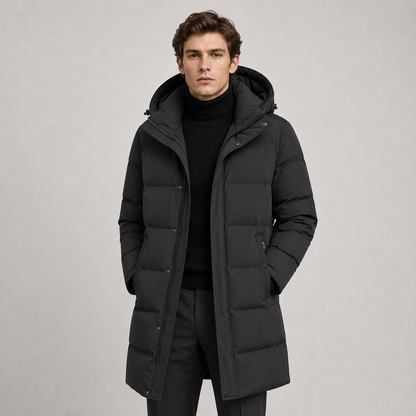 Men's Insulated Hooded Winter Parka | Warm Versatile Cold Weather Coat 6