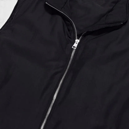 Men's Lightweight Bodywarmer Black Polyester Quilted Tailored Fit