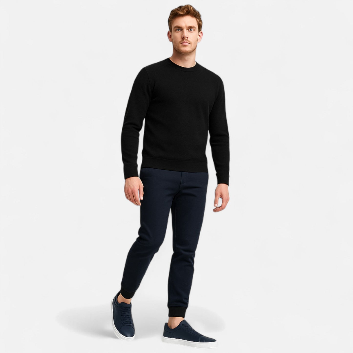 Men's Premium Leather Sneakers | Stylish Laceless Slip-On Comfort Shoes 5