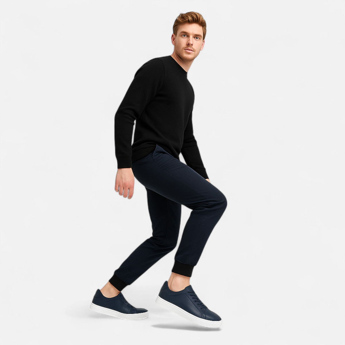 Men's Premium Leather Sneakers | Stylish Laceless Slip-On Comfort Shoes 6
