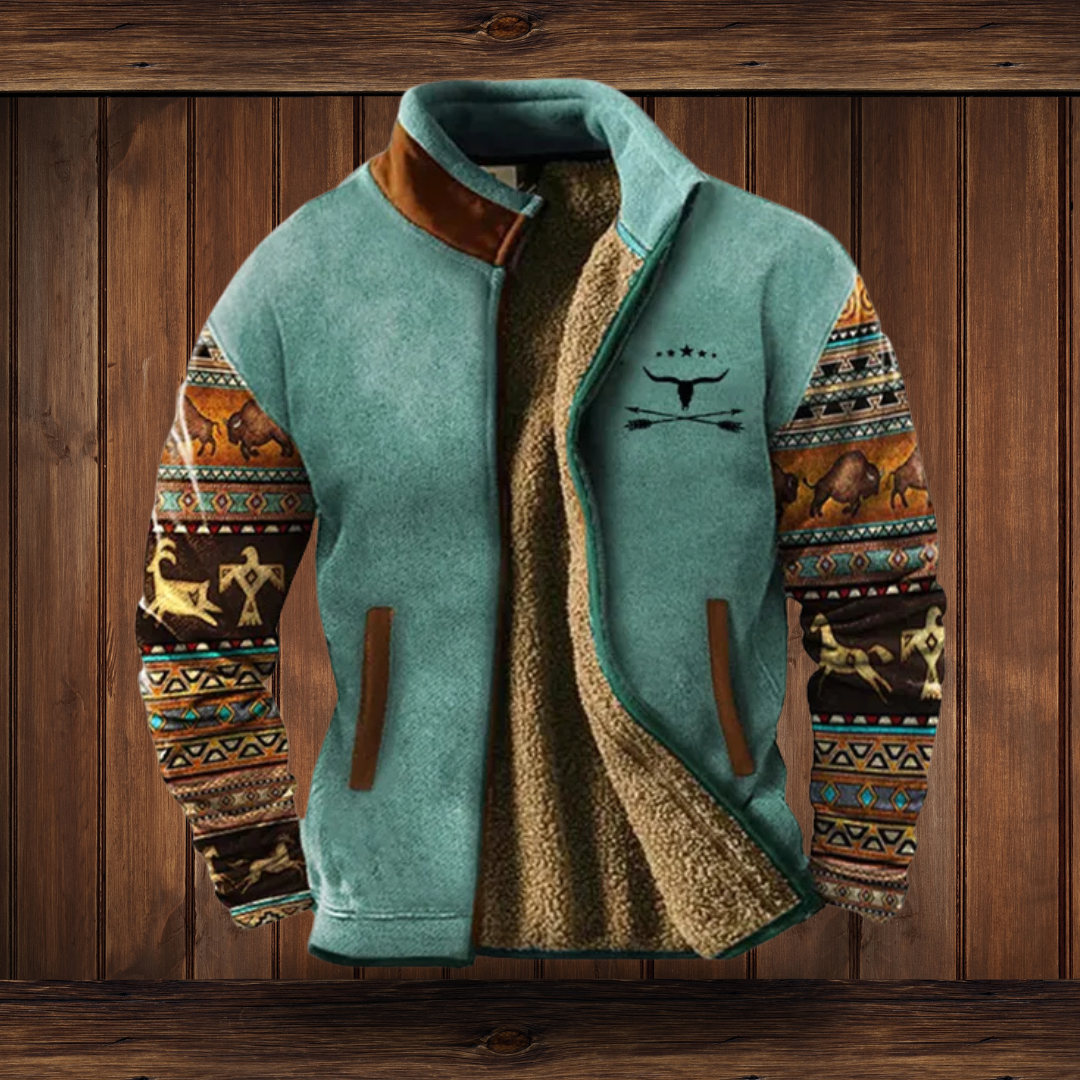 Men's Premium Merino Wool Jacket | Stylish Fleece Outerwear for All Year Round 1