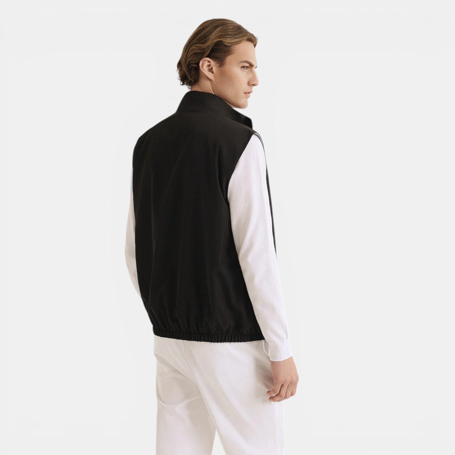 Men's Reversible Bodywarmer Lightweight Polyester Blend