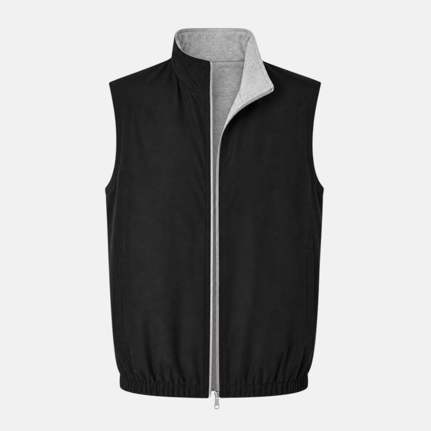 Men's Reversible Bodywarmer Lightweight Polyester Blend