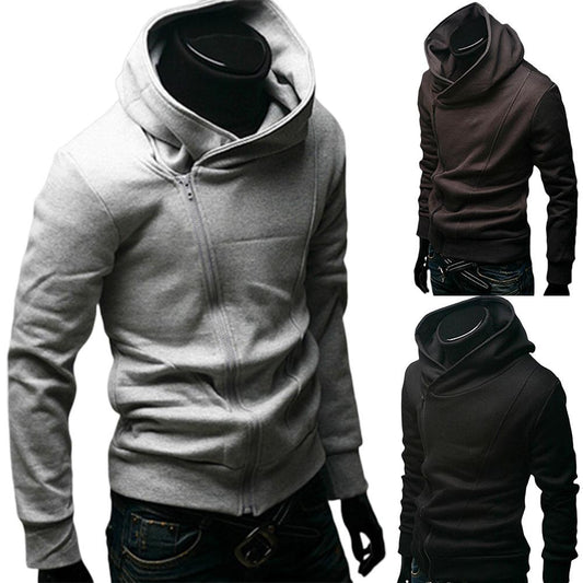 Men's Soft Fabric Zip Hoodie | Modern Comfortable Winter Sweatshirt 0