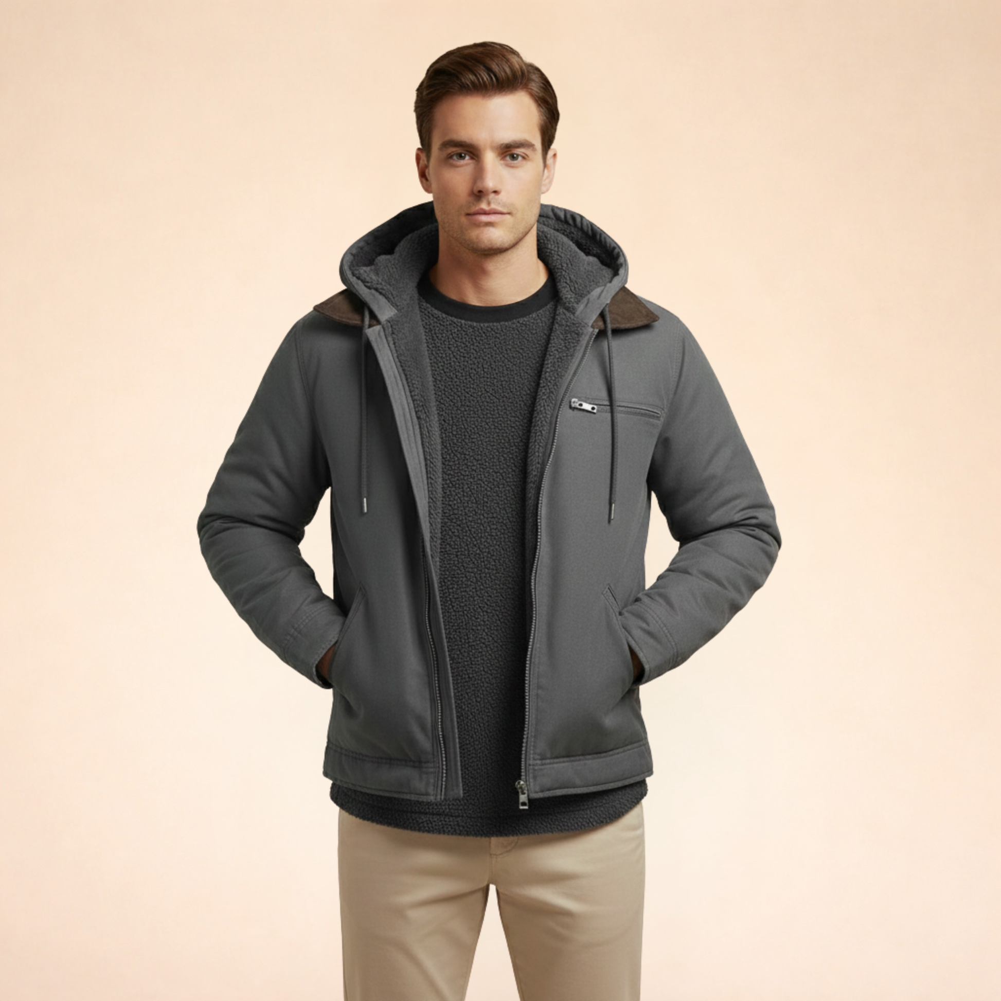 Men's Waterproof Modern Jacket | Stylish Comfortable Outdoor Coat 2