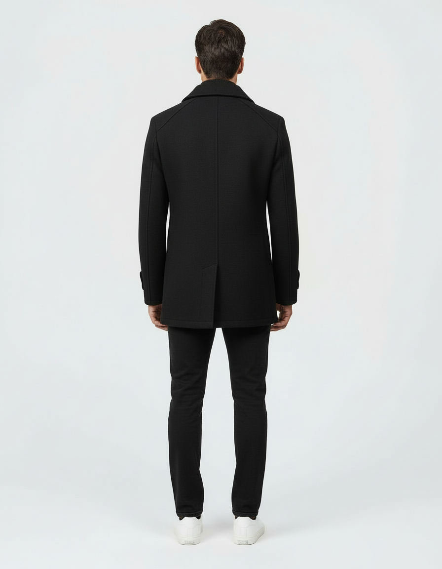 Men's Waterproof Winter Jacket | Elegant Insulated Business Coat for Cold Weather