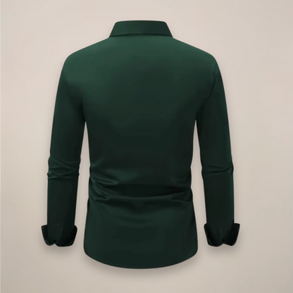 Men's Slim Fit Shirt Smart Casual Cotton Button Down Office Wear