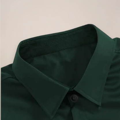 Men's Slim Fit Shirt Smart Casual Cotton Button Down Office Wear