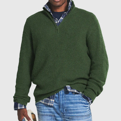 Men's Crew Neck Pullover Smart Casual Knit Sweater