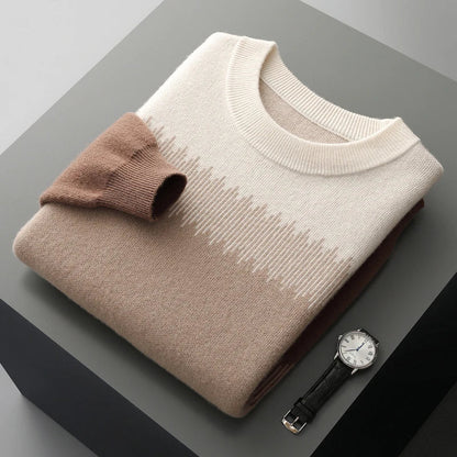 Men's Merino Wool Sweater Classic Warm Pullover Knit Everyday