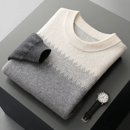 Men's Merino Wool Sweater Classic Warm Pullover Knit Everyday