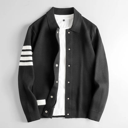 Men's Cardigan Smart Style Knit Button Front Sweater Casual