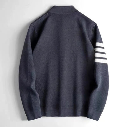 Men's Cardigan Smart Style Knit Button Front Sweater Casual