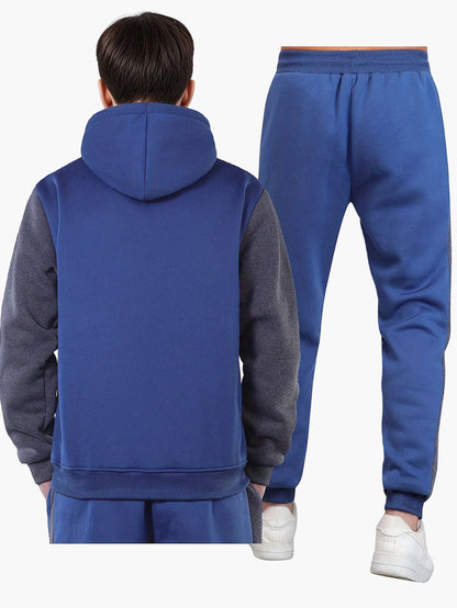 Men's Full Zip Hoodie Tracksuit 2 Piece Jogger Set