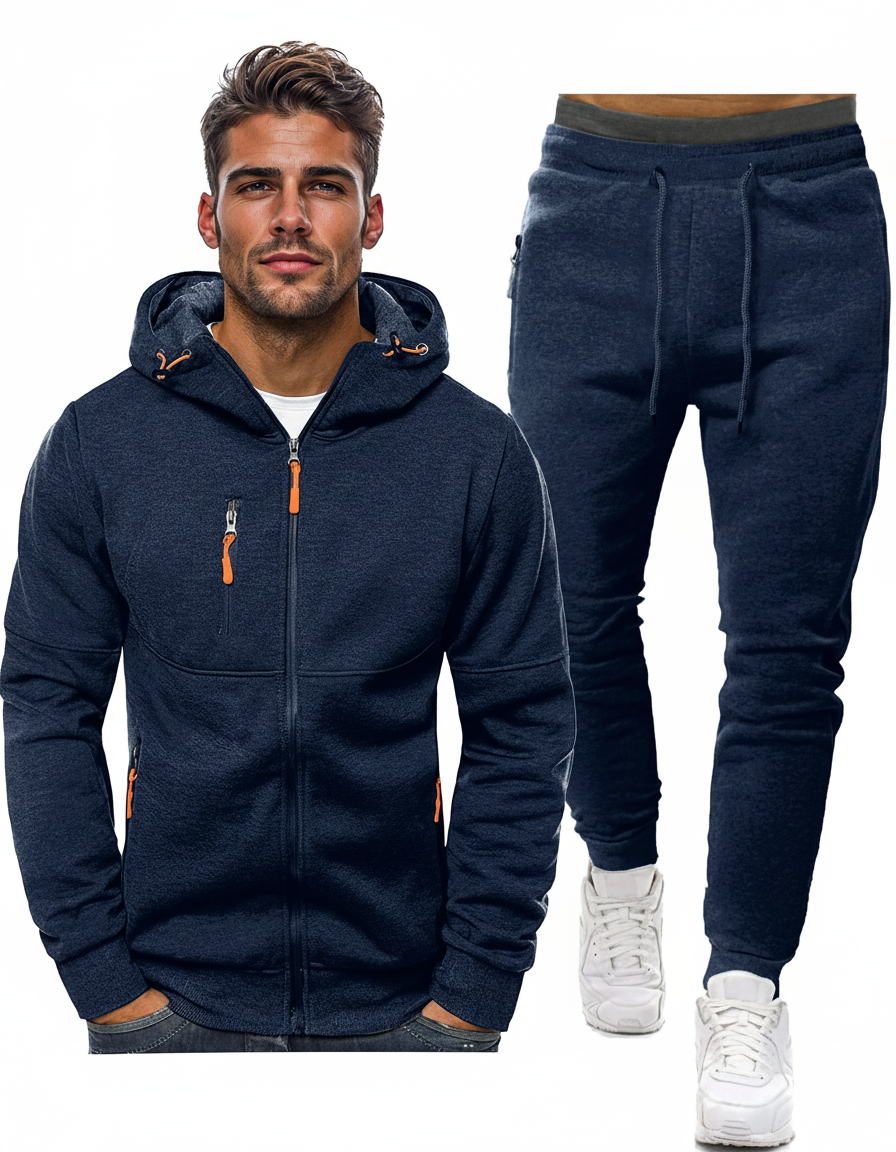 Men's Slim Fit Tracksuit 2 Piece Jogger Set Athletic