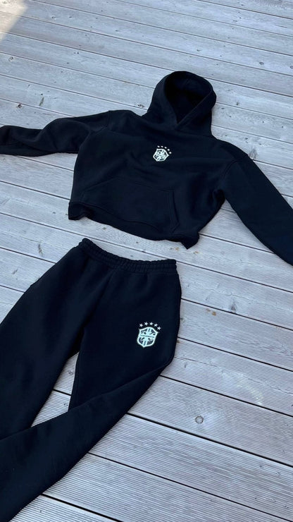 Men's Streetwear Tracksuit 2 Piece Hoodie Jogger Set