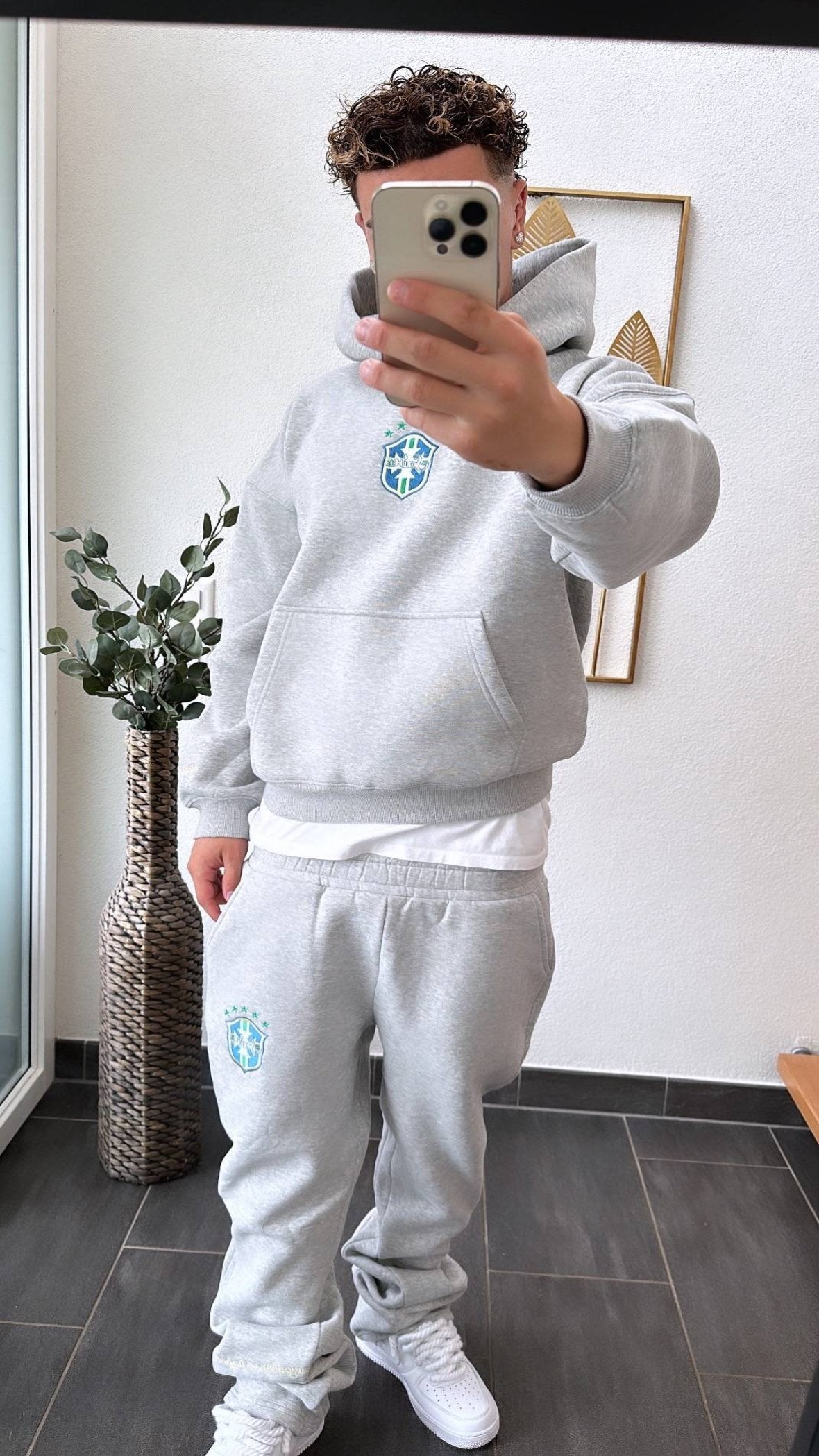 Men's Streetwear Tracksuit 2 Piece Hoodie Jogger Set