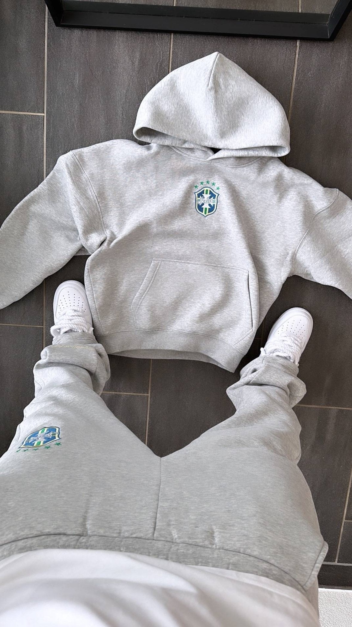 Men's Streetwear Tracksuit 2 Piece Hoodie Jogger Set