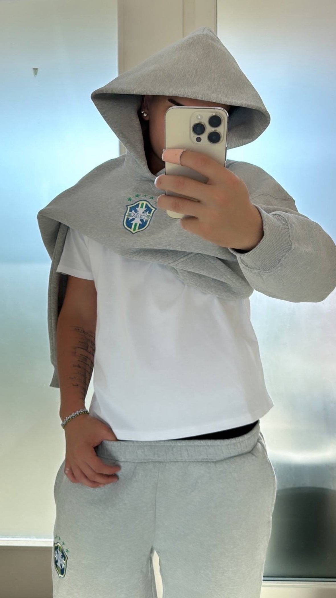 Men's Streetwear Tracksuit 2 Piece Hoodie Jogger Set