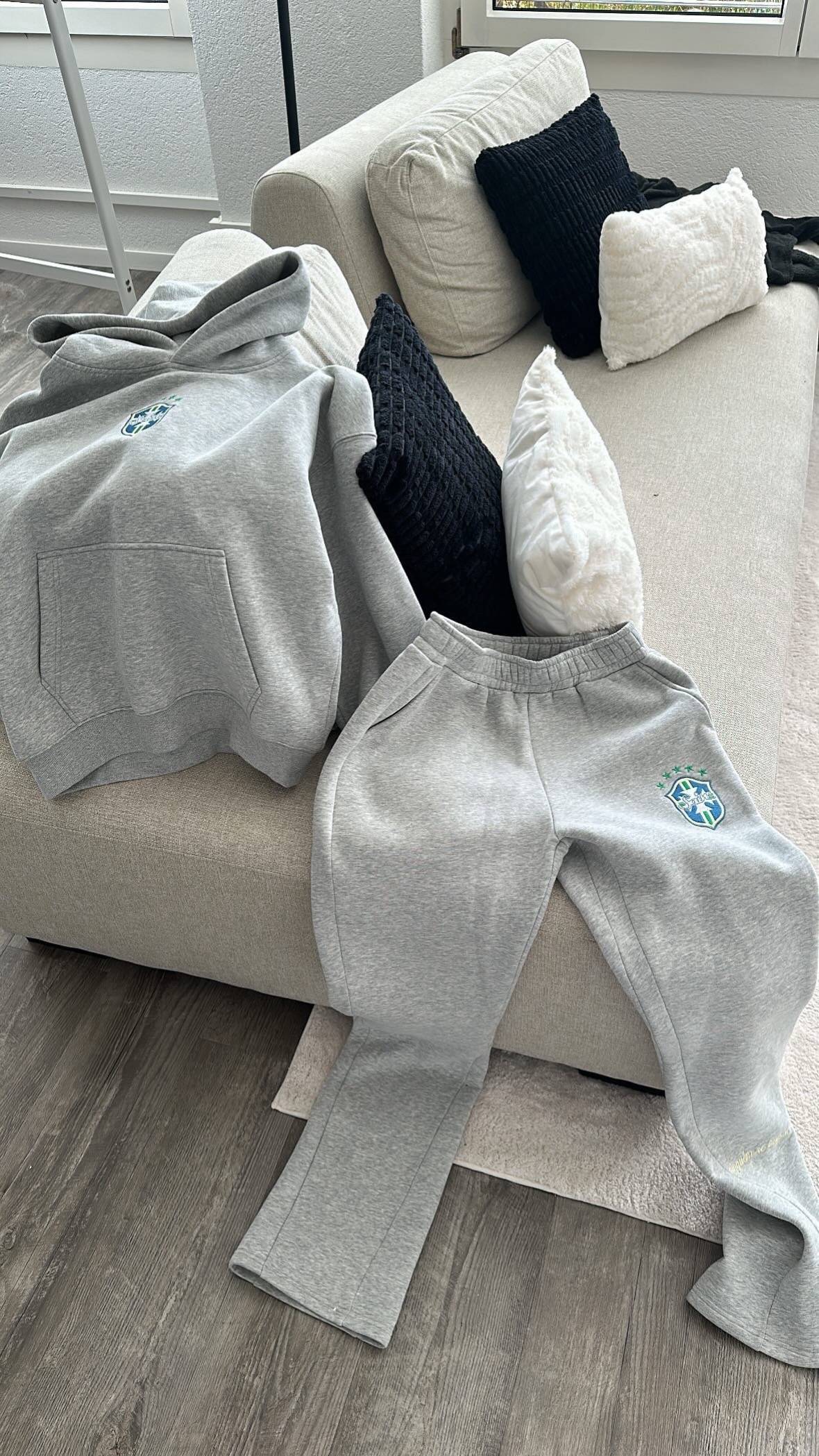 Men's Streetwear Tracksuit 2 Piece Hoodie Jogger Set
