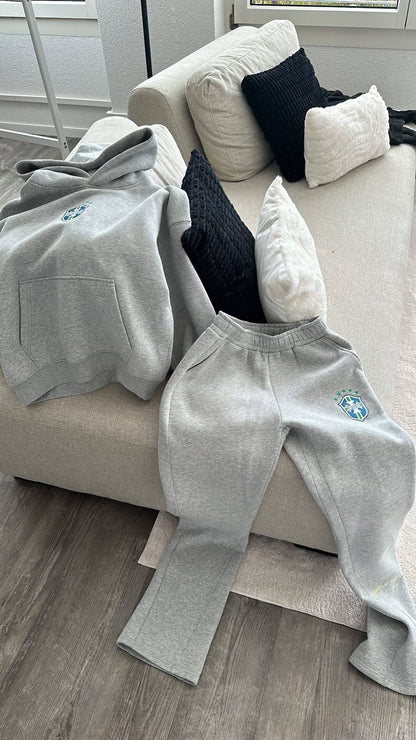 Men's Streetwear Tracksuit 2 Piece Hoodie Jogger Set