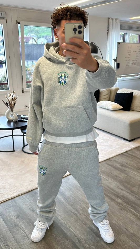 Men's Streetwear Tracksuit 2 Piece Hoodie Jogger Set