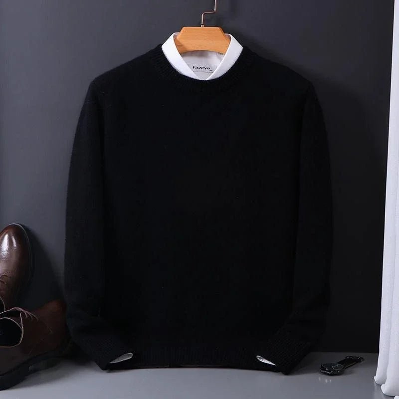 Men's Classic Fit Sweater Knit Pullover Everyday Comfort