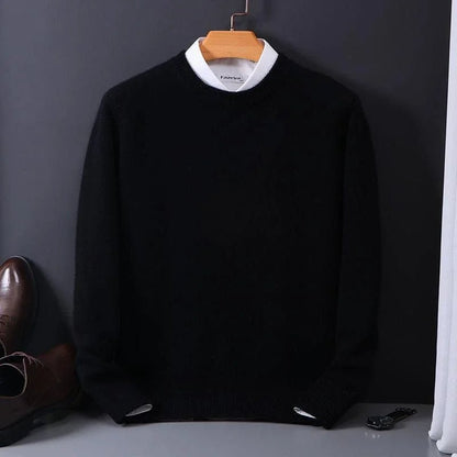 Men's Classic Fit Sweater Knit Pullover Everyday Comfort
