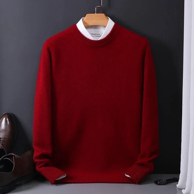 Men's Classic Fit Sweater Knit Pullover Everyday Comfort