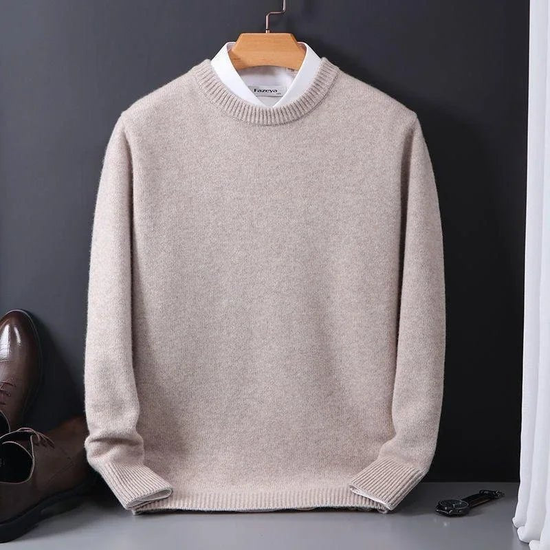 Men's Classic Fit Sweater Knit Pullover Everyday Comfort