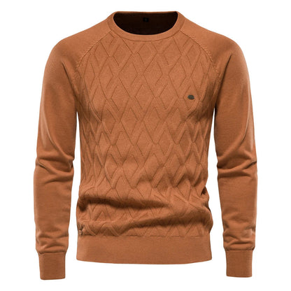 Men's Refined Sweater Comfortable Knit Pullover Elegant