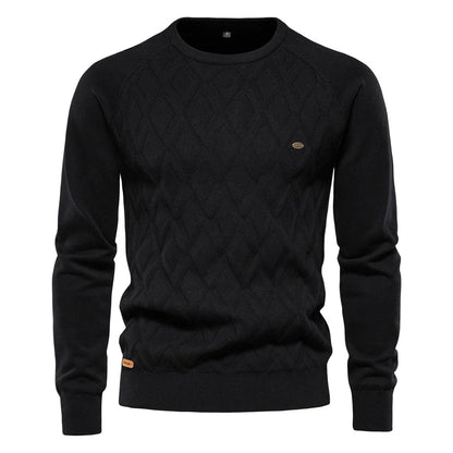 Men's Refined Sweater Comfortable Knit Pullover Elegant