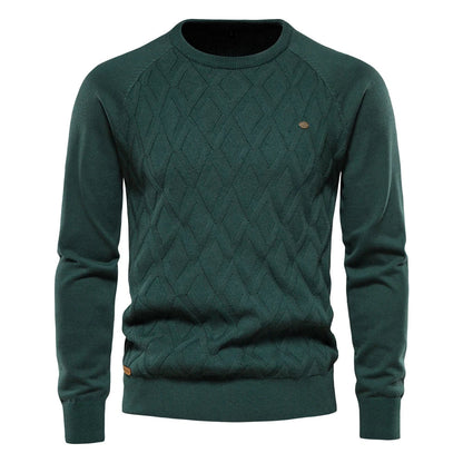 Men's Refined Sweater Comfortable Knit Pullover Elegant