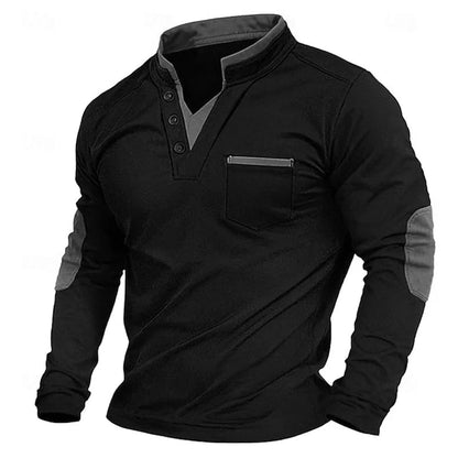 Men's V-Neck Sweater Refined Knit Pullover Timeless