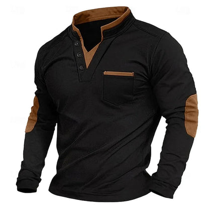 Men's V-Neck Sweater Refined Knit Pullover Timeless