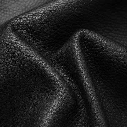 Women's Grained Faux Leather Bomber Jacket | Modern Cropped Flight Style 4