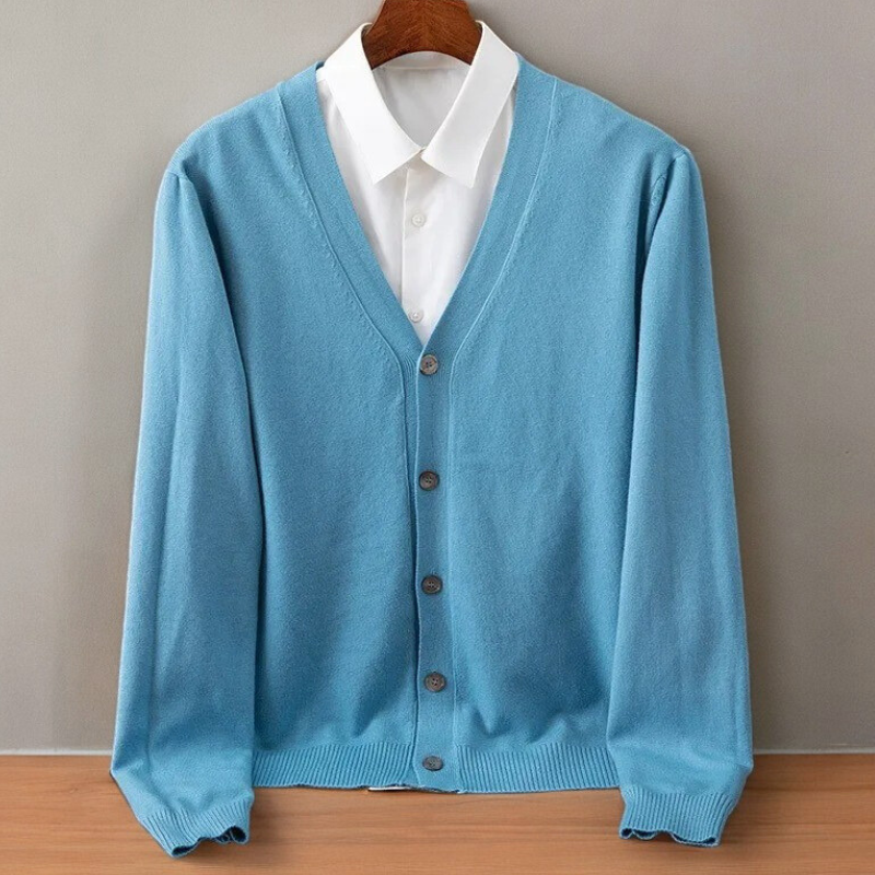 Women's Premium Cashmere Blend Cardigan | Soft Black Sweater for Ultimate Comfort 1