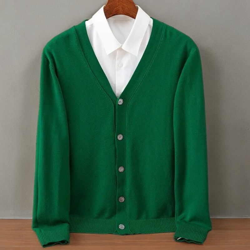 Women's Premium Cashmere Blend Cardigan | Soft Black Sweater for Ultimate Comfort 4