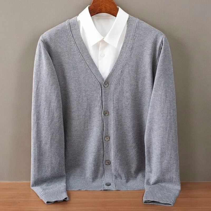 Women's Premium Cashmere Blend Cardigan | Soft Black Sweater for Ultimate Comfort 5