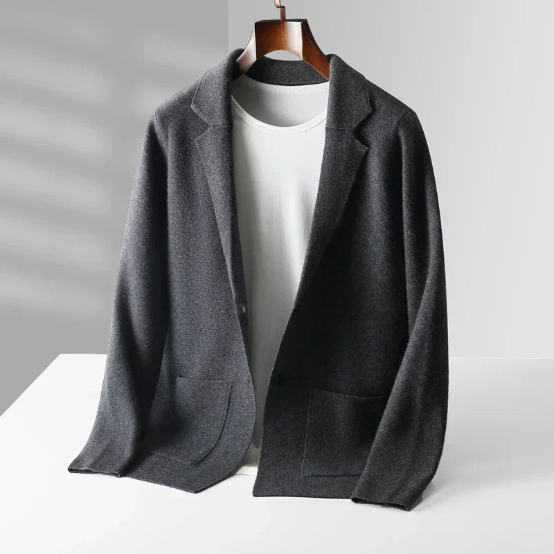 Women's Premium Cashmere Cardigan | Elegant Long Shawl Collar Sweater 3