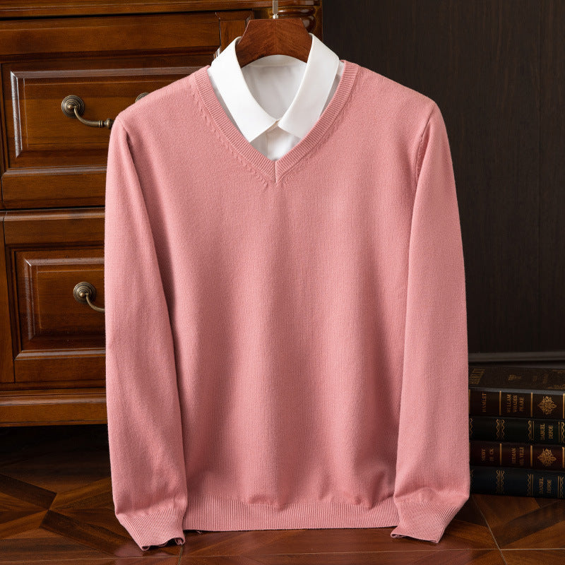 Women's Premium Cashmere V-Neck Sweater | Ultra-Soft Tailored Fit for Winter 3