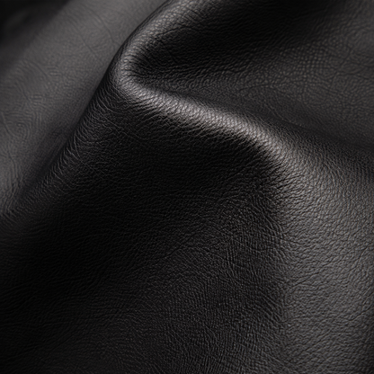 Women's Smooth Faux Leather Jacket | Relaxed Fit Zip-Up Outerwear | Casual Black Jacket 4