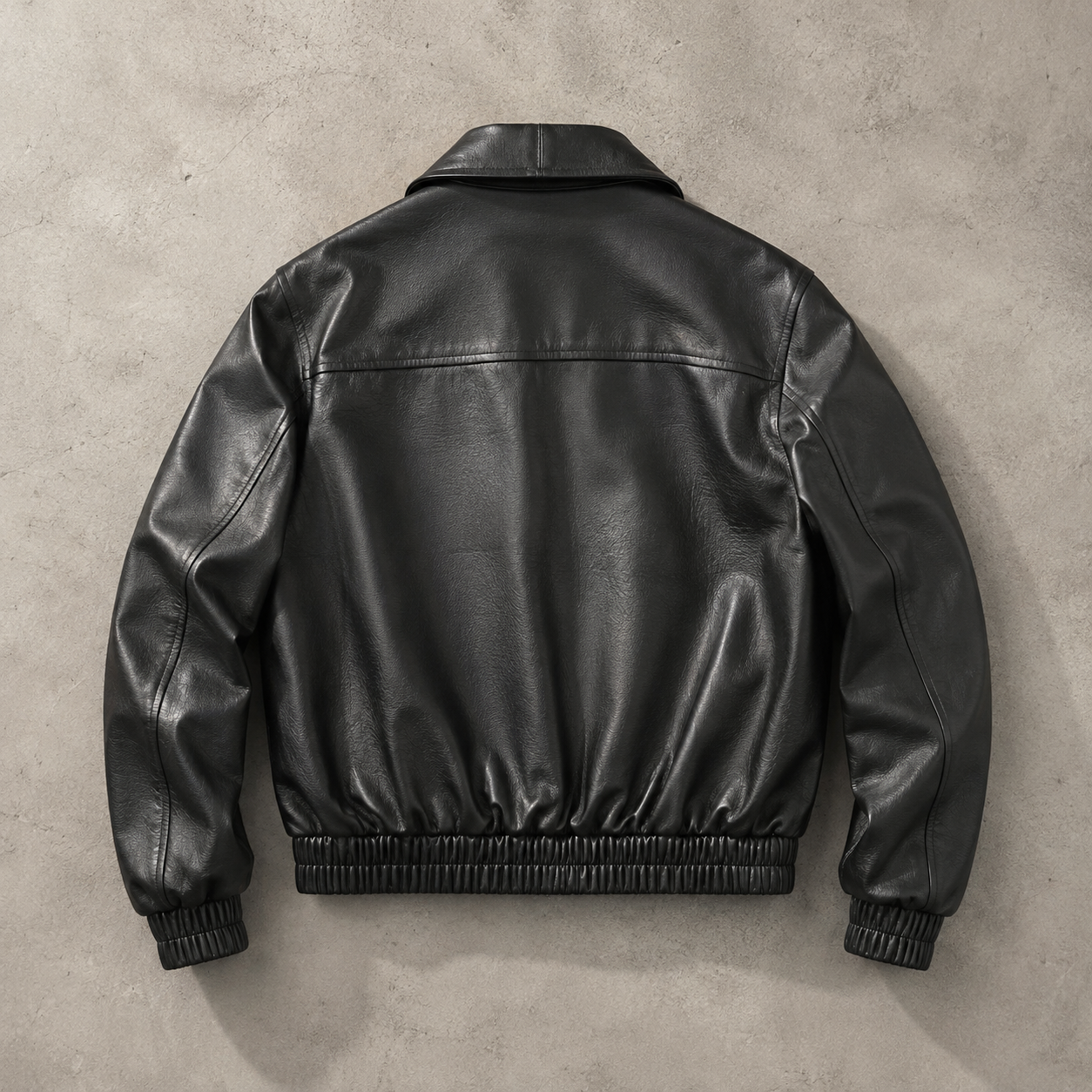 Women's Textured Faux Leather Jacket | Boxy Cropped Stylish Layering Coat 2