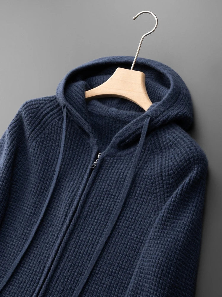 Women's Ultra-Soft Cashmere Hoodie | Lightweight Relaxed Zip-Up Sweatshirt 1