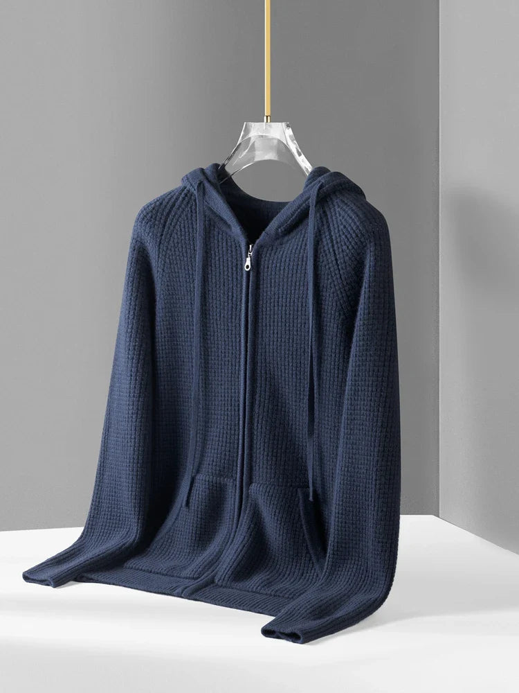 Women's Ultra-Soft Cashmere Hoodie | Lightweight Relaxed Zip-Up Sweatshirt 2
